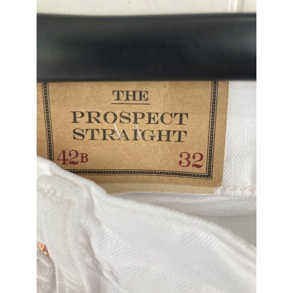 Polo Ralph Lauren The Prospect Straight‎ White Jeans 42x32 FLAW - Picture 4 of 6